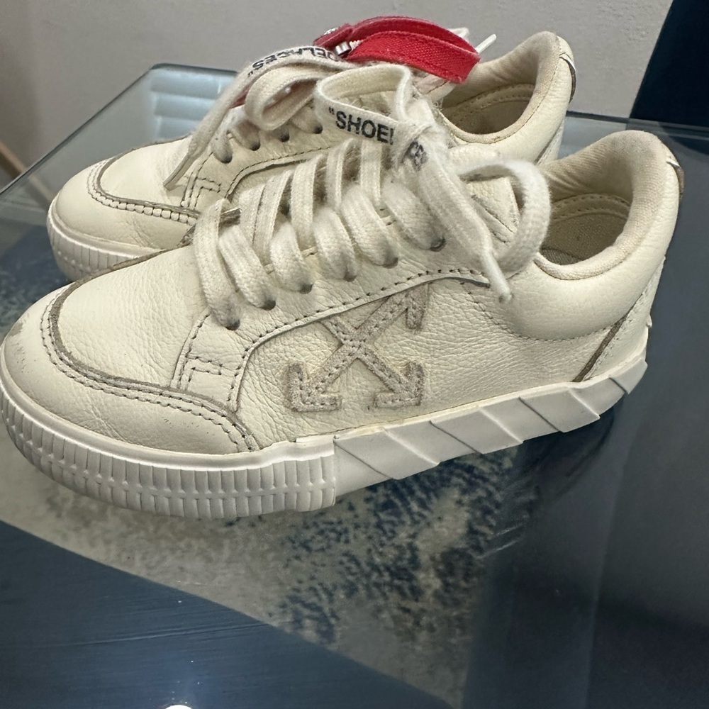Off-White Cream Sneakers